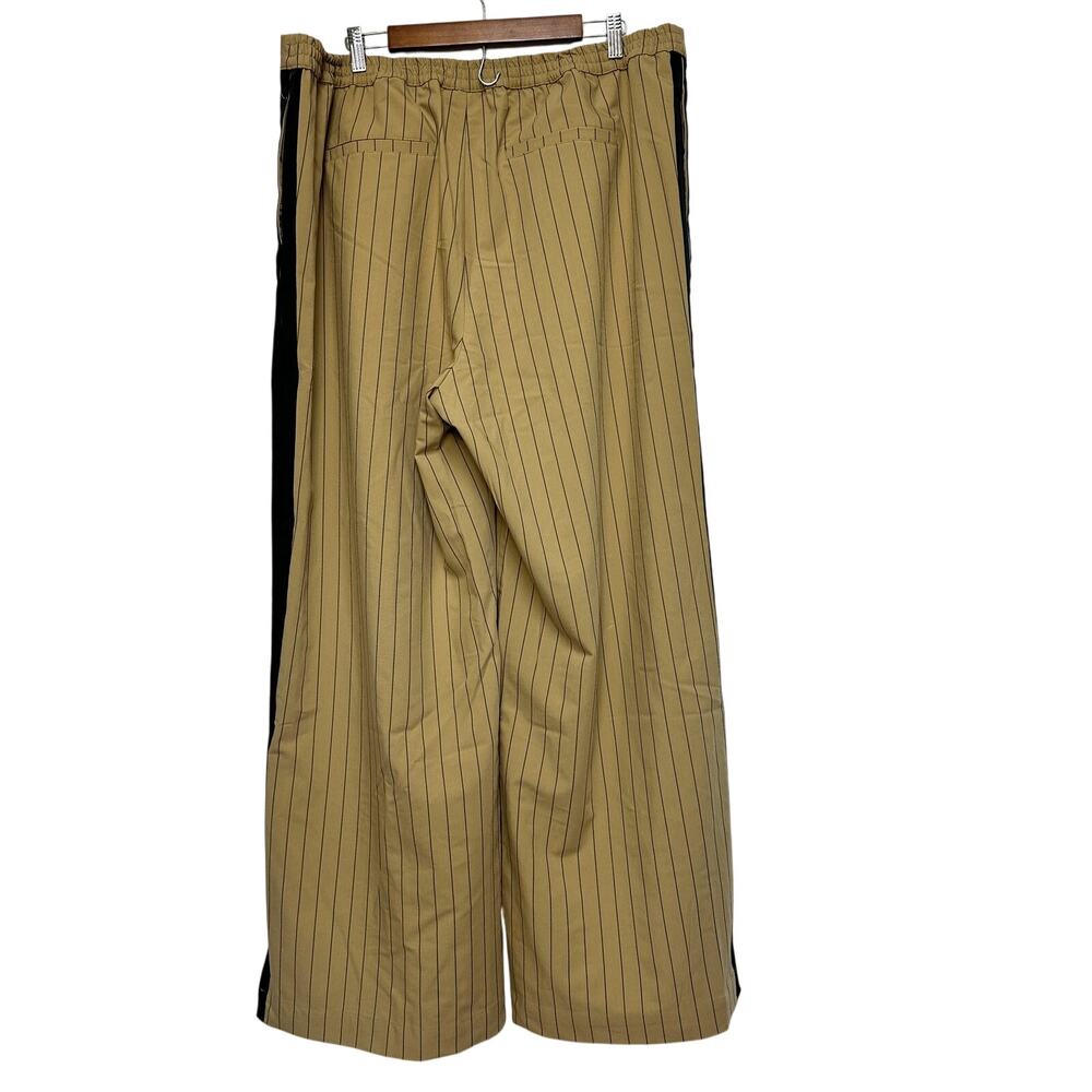 La Ligne x Target Tuxedo Pinstripe Wide Leg Trouser High Rise Dark Academia 1X - Picture 3 of 10